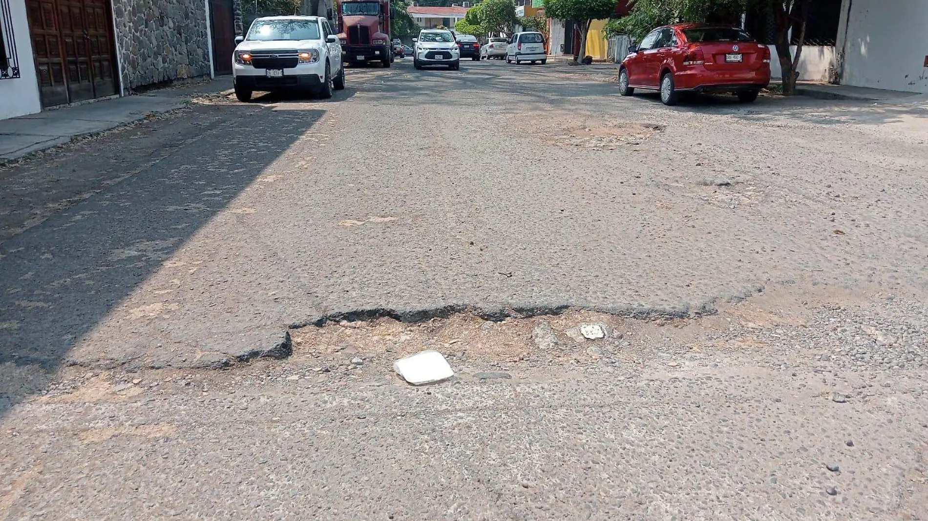 calles con baches